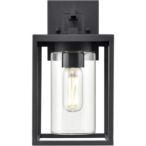 Ellway 1 Light 12.5 inch Textured Black Outdoor Wall Sconce